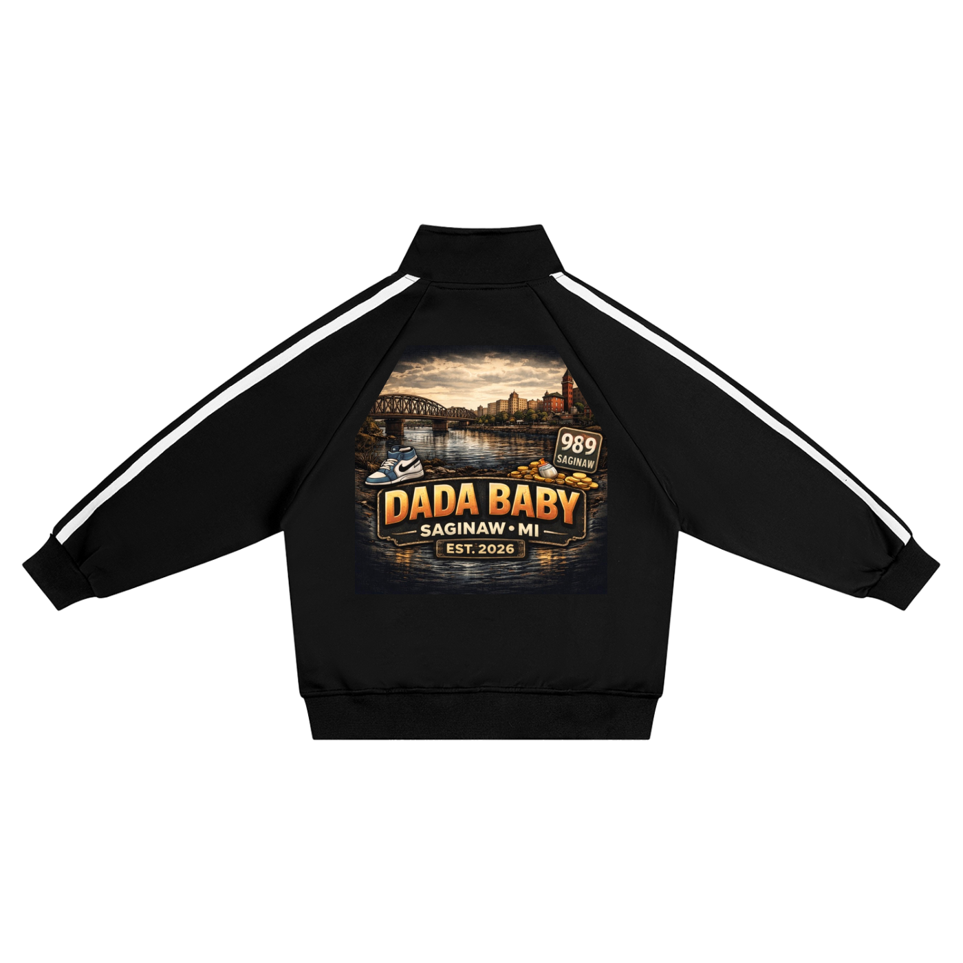 Kids’ Contrast Tape Coach Jacket